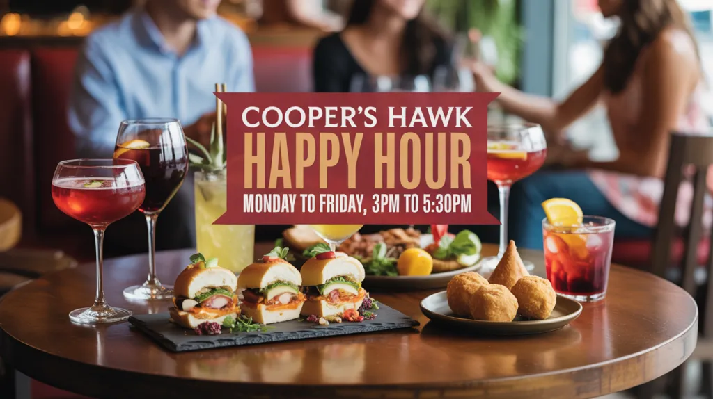 Cooper's Hawk Happy Hour