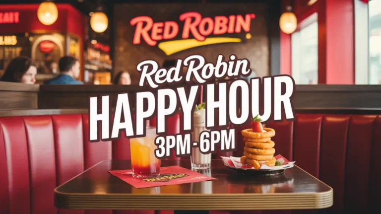 Red Robin Happy Hour