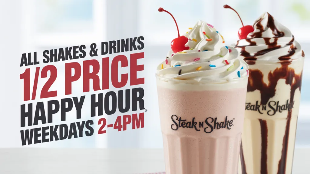 Steak and Shake Happy Hour