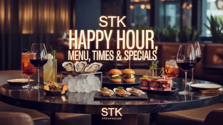 STK Happy Hour Menu