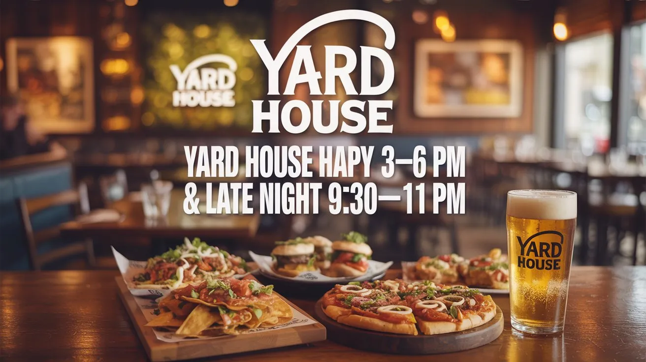Yard House Happy Hour