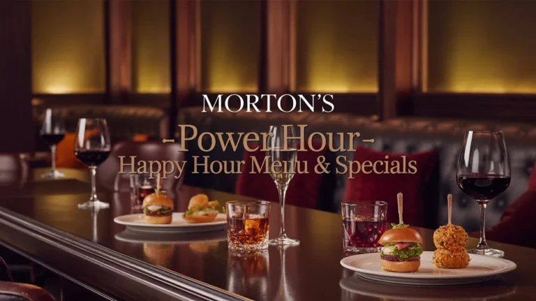 Morton's Happy Hour