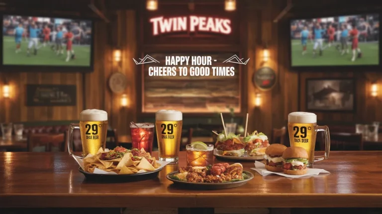 Twin Peaks Happy Hour Menu, Times & Specials