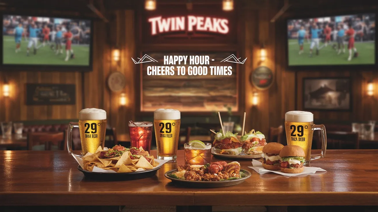Twin Peaks Happy Hour Menu, Times & Specials