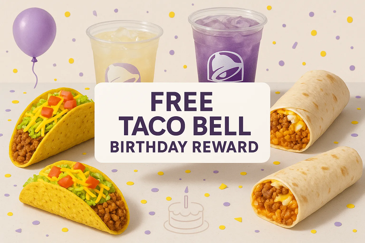 Taco Bell birthday reward
