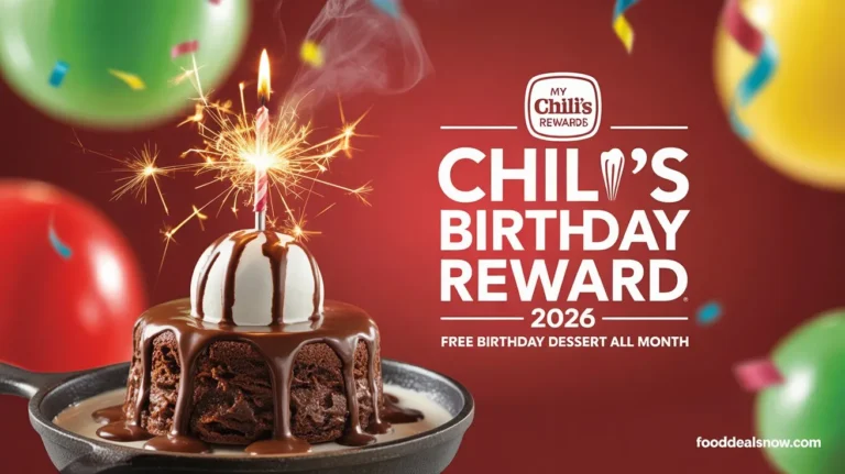 Chili's birthday reward