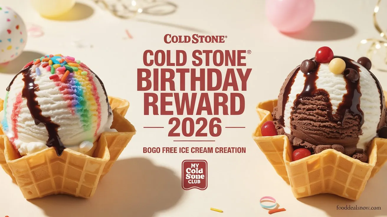 Cold Stone Birthday Reward